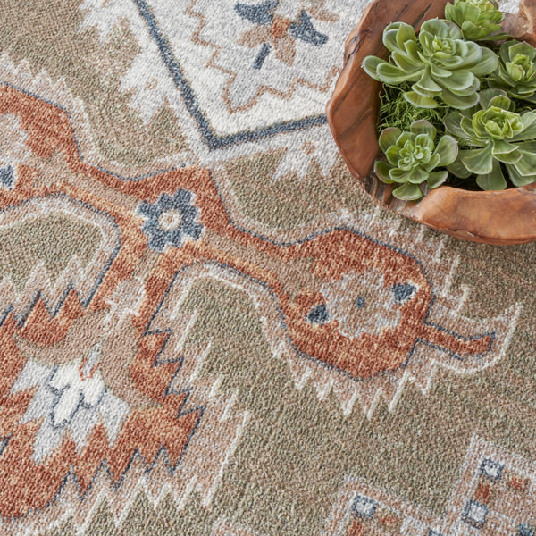 Bungalow Rose Millyr Machine Washable Oriental Rug & Reviews Wayfair